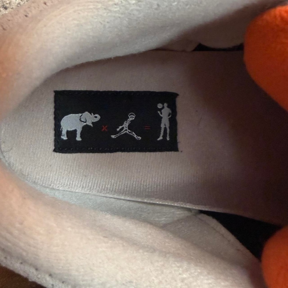 Air Jordan 3 Retro Desert Elephant Black Orange 10.5 - Picture 7 of 8